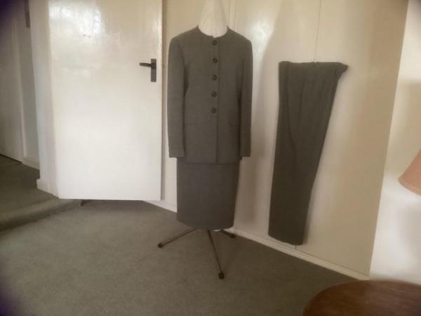 Image 1 of Pure wool 3 piece ladies suit.
