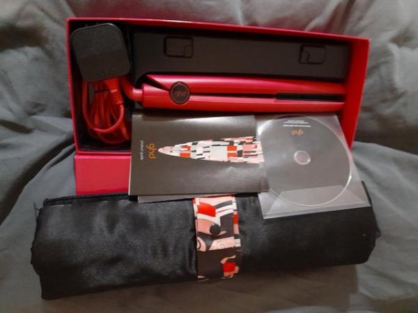 Image 1 of GHD hot pink hair styler