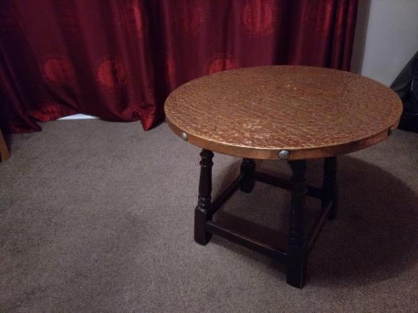 Image 1 of Vintage Bronze coffee table