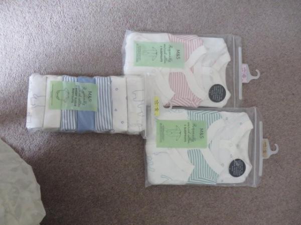 Image 1 of NEW BABY SLEEP SUITS from Marks & Spencer