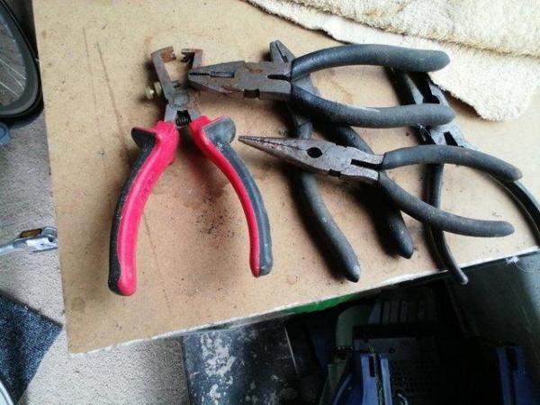 Image 1 of Set of pliers different types