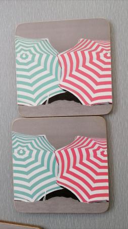 Image 11 of A 1970's Teapot Stand & 8 Modern Coasters.
