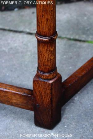 Image 23 of A TITCHMARSH AND GOODWIN OAK CANTED HALL TABLE LAMP STAND