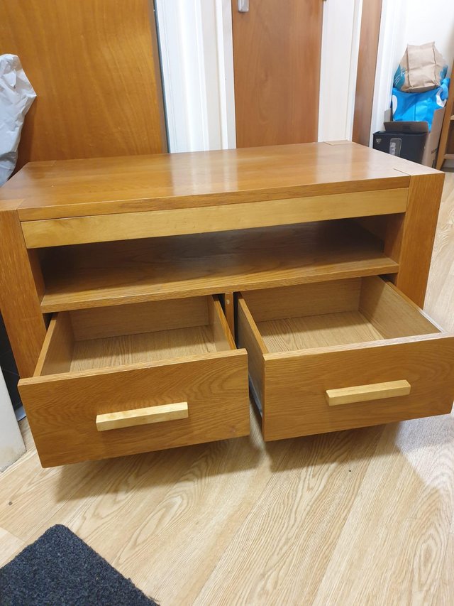 Preview of the first image of Solid wood tv unit very heavy.