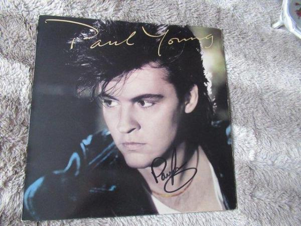 Image 2 of Paul Young Hand Signed LP 'The Secret of Association'