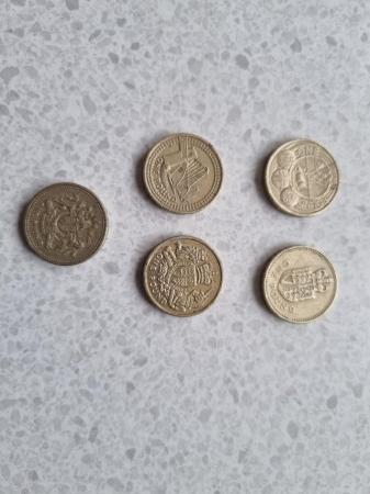 Image 2 of Old £2 coins  and £1 coins ( good condition)