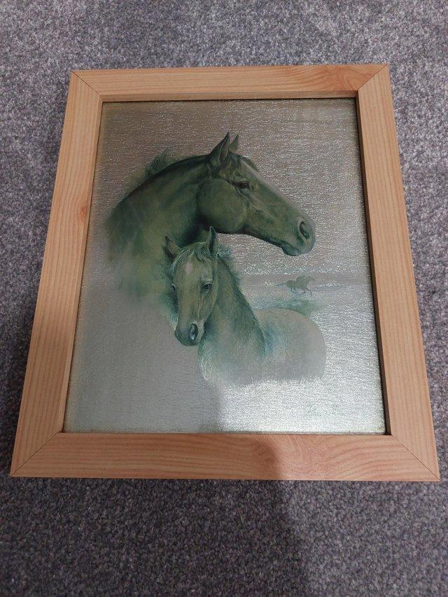 Preview of the first image of Framed picture- print of Racehorse II by Ruane Manning.