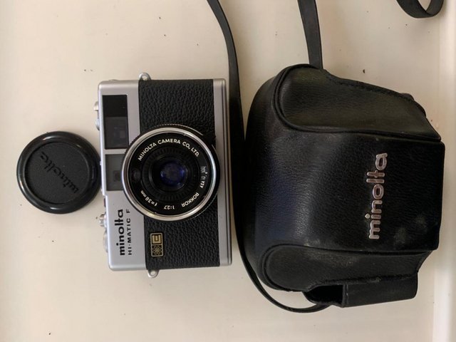 Preview of the first image of Minolta Hi-Matic F vintage camera in excellent condition.
