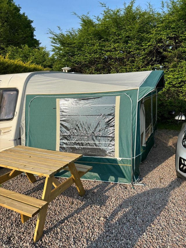 Preview of the first image of Isabella Ventura Atlantic Verde Awning 250, A-size 925cm.
