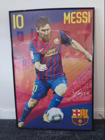 Image 1 of Lionel Messi Framed Poster Picture