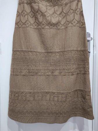Image 6 of New NEXT Brown Halter Dress Size 12