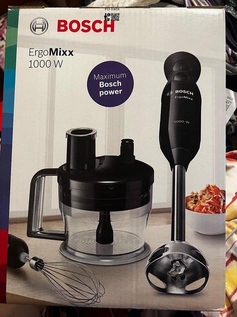 Preview of the first image of BOSCH ErgoMixx Hand Blender - Black & Anthracite.