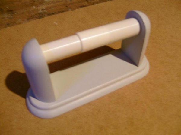 Image 2 of New wooden toilet roll holder in box