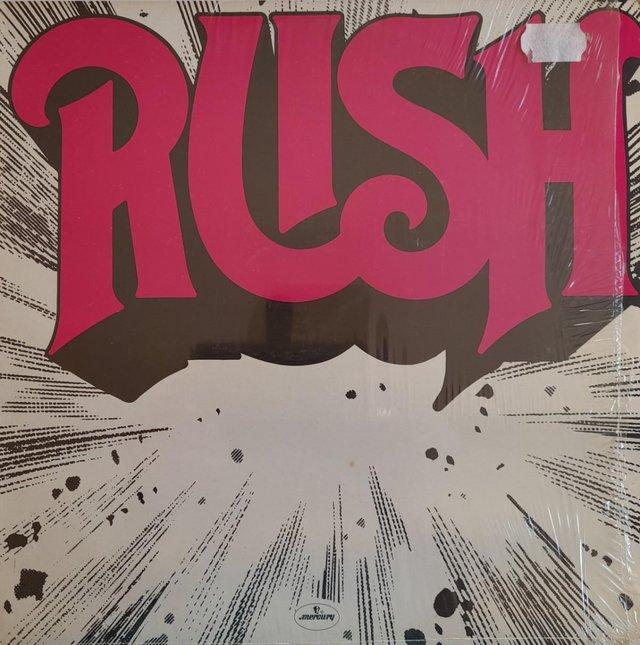 Preview of the first image of Rush 1974 UK 1st Press A1/B2v LP in shrink wrap EX+/NM..
