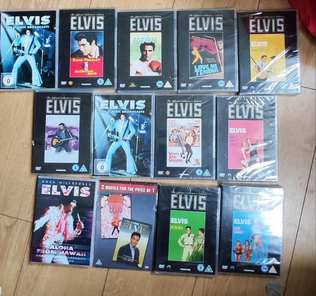 Preview of the first image of Elvis films for sale some new ones.