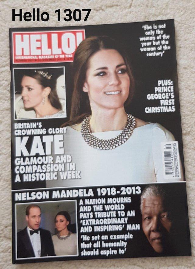 Preview of the first image of Hello Magazine 1307 - Nelson Mandela - Died on 5 Nov 2013.