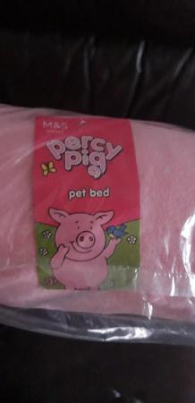 Image 4 of M&S Percy Pig Dog Bed New in packaging