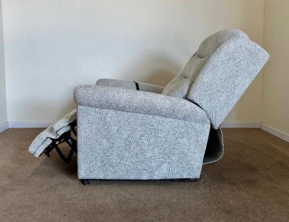 Image 10 of PRIDE ELECTRIC RISER RECLINER DUAL MOTOR GREY CHAIR DELIVERY