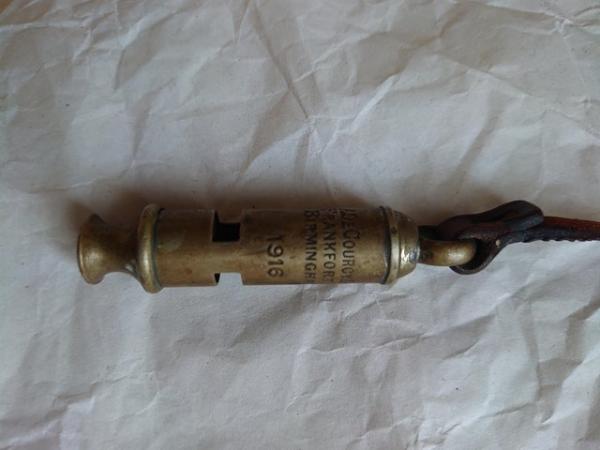 Image 3 of WW1 1916 Field /Trench Whistle