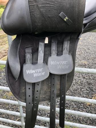 Image 1 of Wintec-wide saddle “17” -good condition