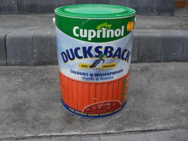 Image 1 of CUPRINOL DUCKSBACK FENCE/SHED 'PAINT'