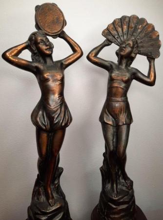 Image 13 of Antique, Art Deco, Bronze, Marble Collectible Antiques - ONO