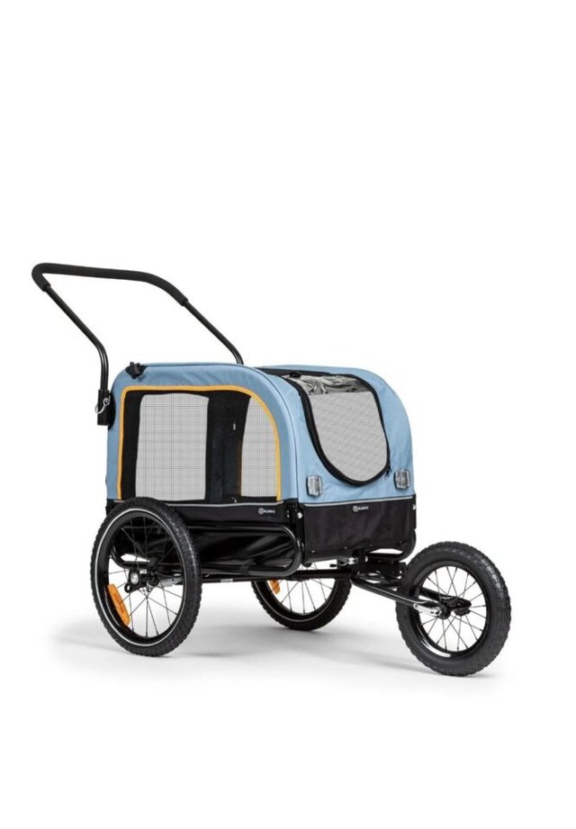 Preview of the first image of 2 in 1 Dog buggy, can be pushed or attached to a bike..