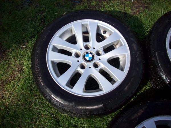 Image 6 of BMW set of wheels and tyres 205.55R16