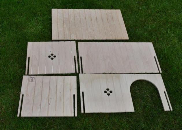 Image 4 of Extra Large Wooden House for Rabbits, Guinea Pigs, Tortoises