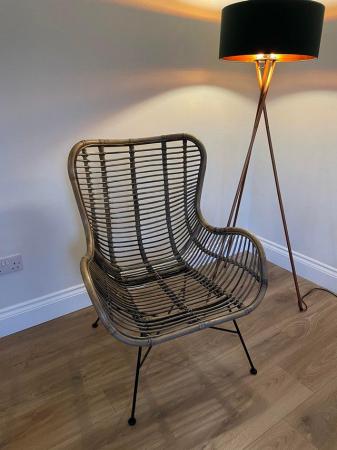Image 3 of Rattan wing lounge chair. Indoors & outdoors.