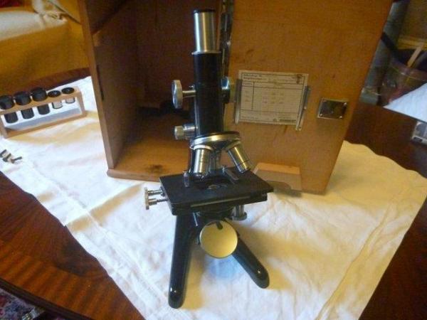 Image 4 of Lovely Classic Austrian Reichert Microscope.