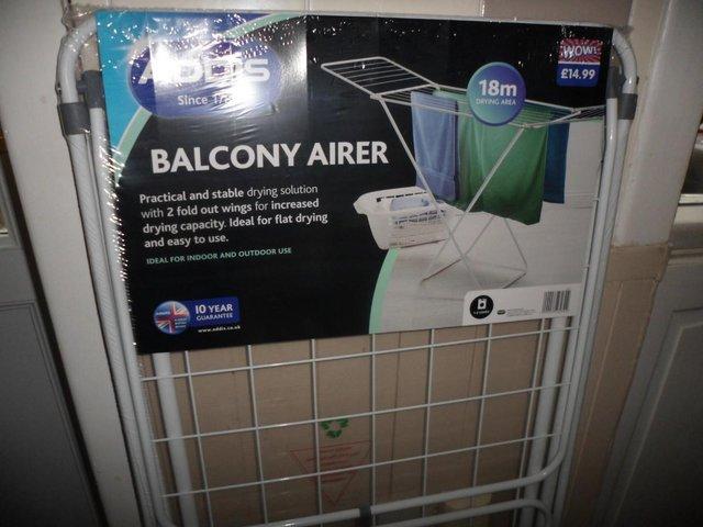 Preview of the first image of ADDIS BALCONY CLOTHES AIRER NEW.