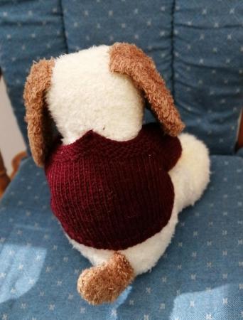 Image 14 of A Medium Sized Puppy Dog Soft Toy.  Height Aporox: 15".