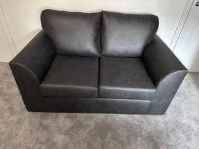 Preview of the first image of 3 seater Byron sofa in Nevada charcoal.