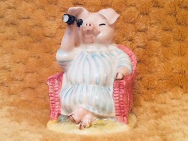 Image 1 of Beatrix Potter Little Pig Robinson Spying Figure