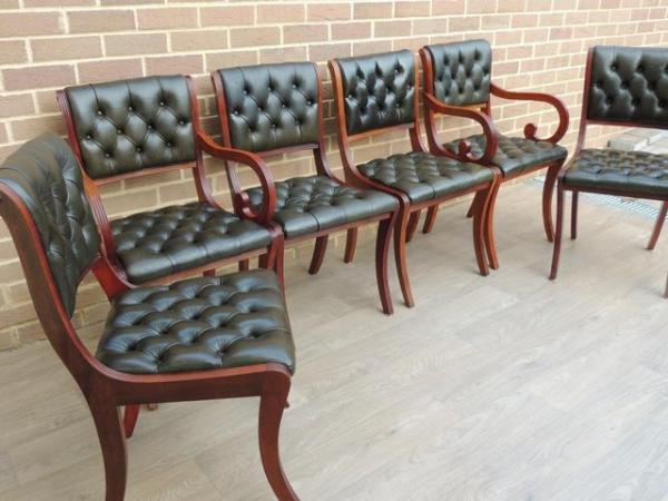 Image 7 of 6 Beresford and Hicks Chesterfield Chairs (UK Delivery)