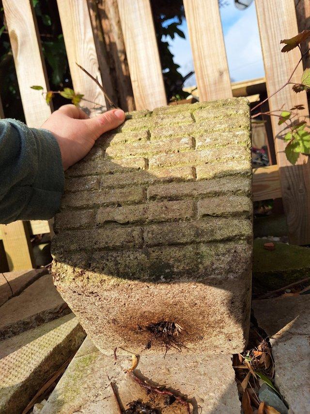 Preview of the first image of Outdoor small plant pot- very heavy!.