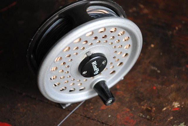 Image 2 of Fly Fishing Reel by Rimfly complete with fly line