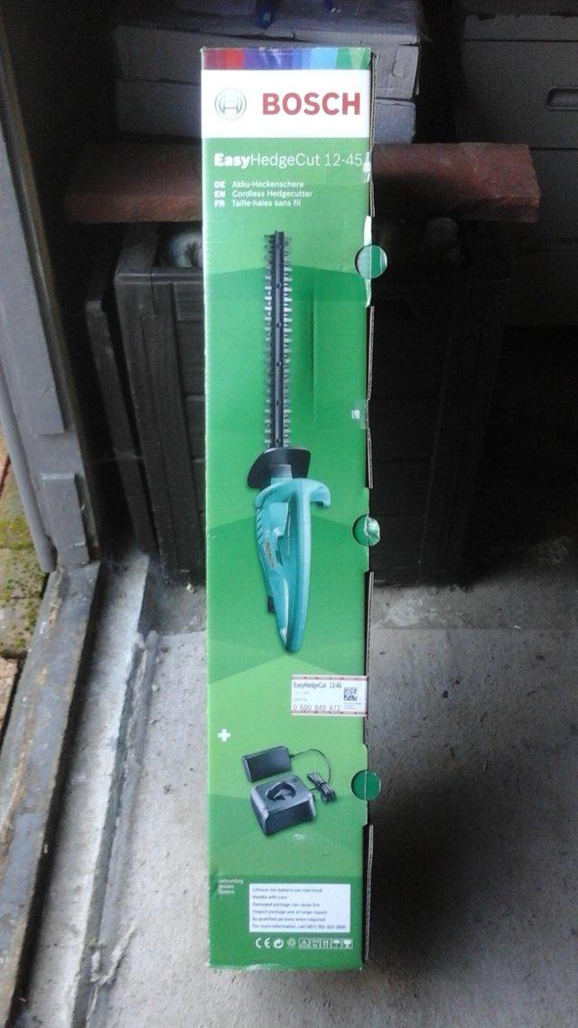 Preview of the first image of Bosch hedge trimmer for sale brand new.