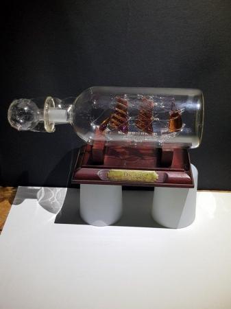 Image 2 of Mayflower Discovery Glass Model Ship in Glass Bottle