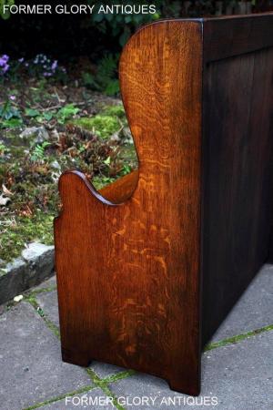 Image 21 of A TITCHMARSH AND GOODWIN OAK BENCH BOX SETTLE PEW ARMCHAIR