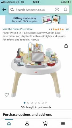 Image 3 of Fisher Price Activity Table 2 in 1 Excellent conditions