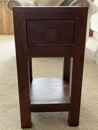 Image 1 of Small Solid Wood Side Table