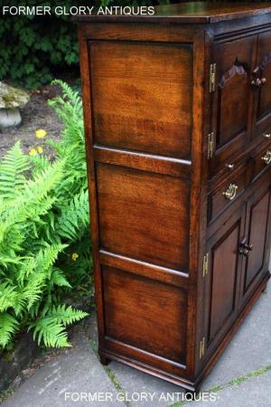 Image 73 of A TITCHMARSH AND GOODWIN OAK WINE CUPBOARD DRINKS CABINET