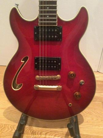 Image 2 of RARE 1989 Washburn HB50 electric guitar in cherry (classic s