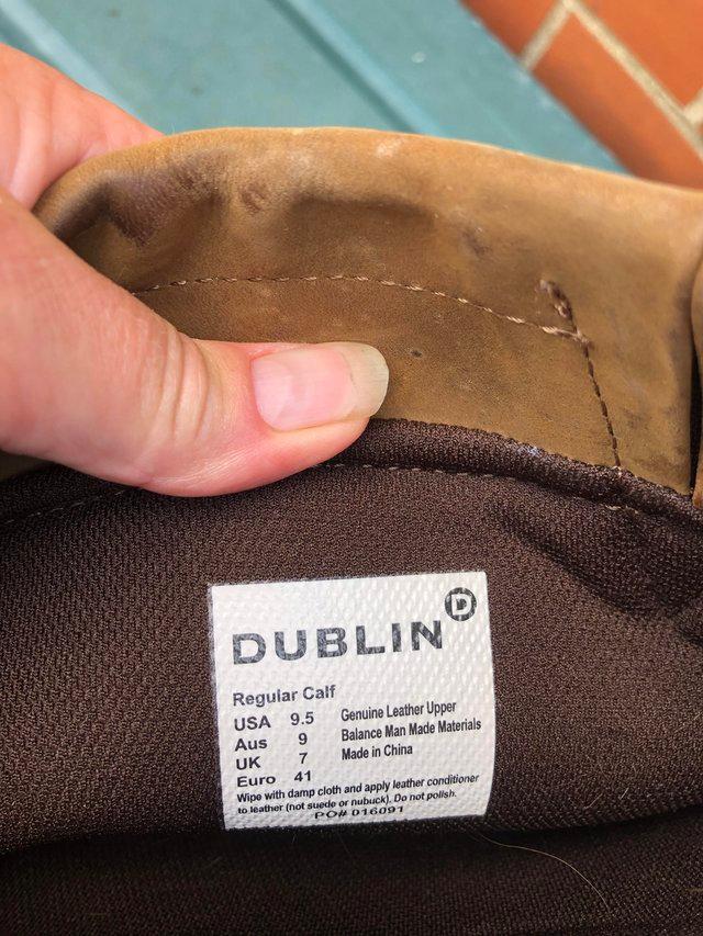 Preview of the first image of Dublin boots hardly worn great condition.