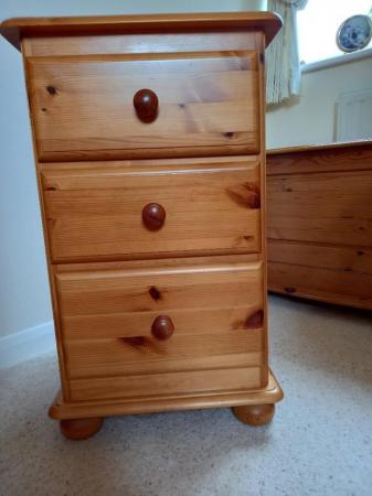 Image 2 of 2 Matching Ducal Pine Bedside Chest of Drawers