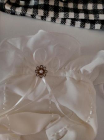 Image 1 of Wedding bridal dolly bag with detail.
