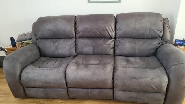 Image 1 of Reclining 3 piece suite