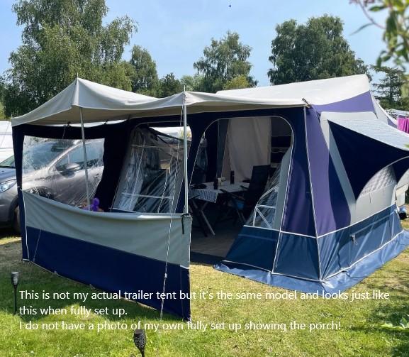 Preview of the first image of Camplet Trailer Tent – Excellent condition with extras.